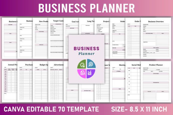 Download Editable Business Planner Canva Template - Canva Collection