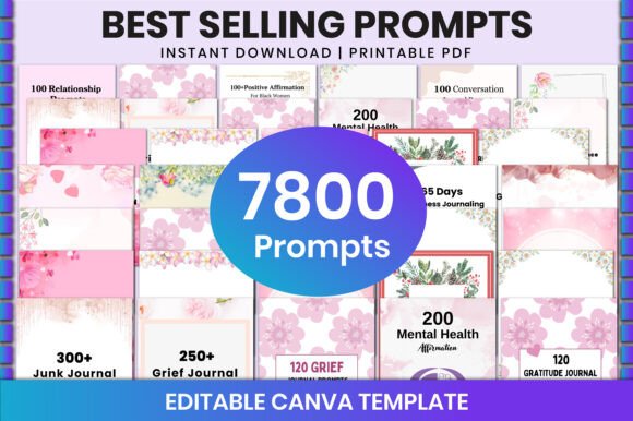 Download Best Selling Prompts for Canva KDP - Canva Collection