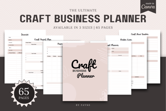 Download Craft Business Planner: Canva Template - Canva Collection