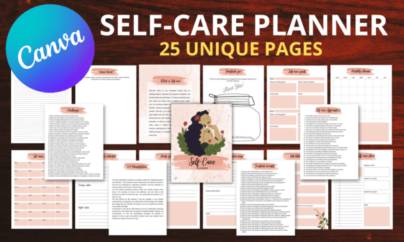 Download Self-Care Planner Canva Template - Canva Collection