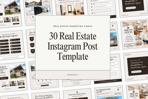 Download 30 Real Estate Canva Instagram Template - Canva Collection