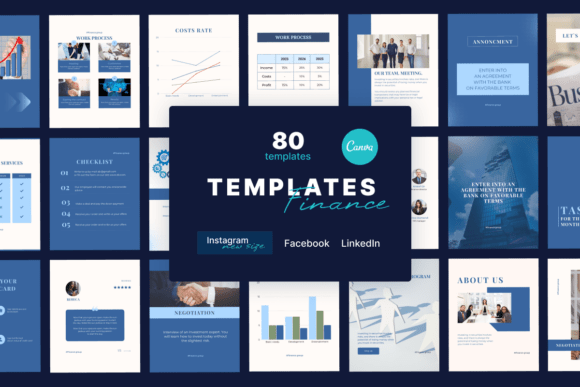Download Financing Canva Templates, Instagram, Li - Canva Collection