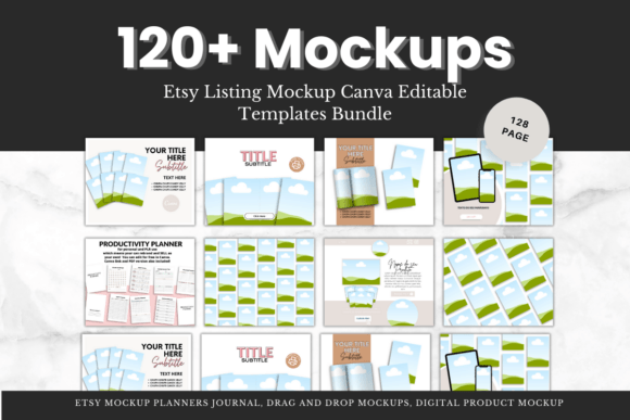 Download 120+ Canva Mockup Etsy Shop Templates - Canva Collection