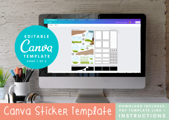 Download Canva Happy Planner Journal Template - Canva Collection