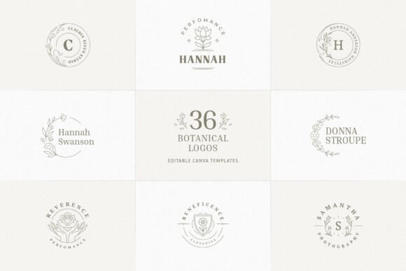 Download 36 Botanical Logo Templates | Canva - Canva Collection