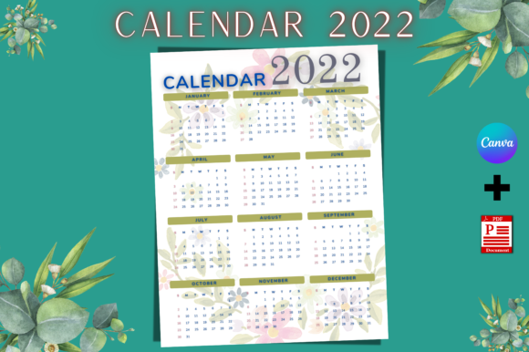 Download Printable Calendar Canva Templates - Canva Collection