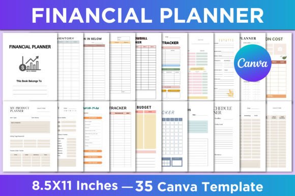 Download Financial Planner Canva Template - Canva Collection