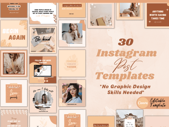 Download Instagram Post Templates -Canva Template - Canva Collection
