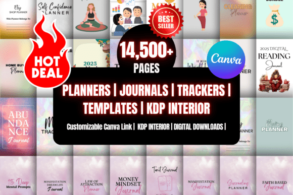 Download Canva Template Bundle 1000+ Planners - Canva Collection