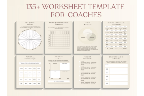 Download Coaching Worksheet Canva Templates - Canva Collection