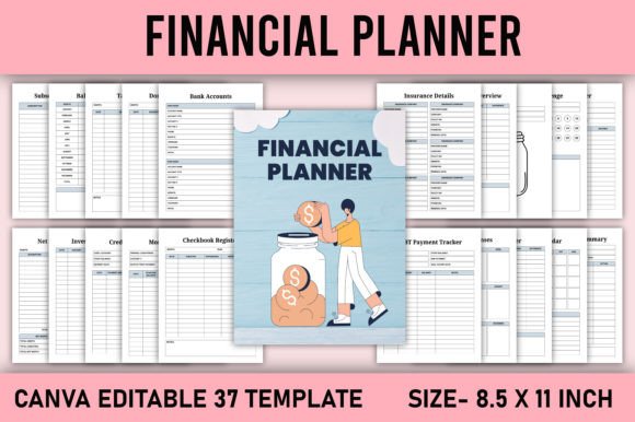 Download Financial Planner Canva Template - Canva Collection