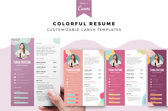 Download Colorful Resume Canva Template - Canva Collection