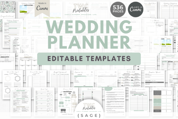 Download Wedding Planner Canva Templates | SAGE - Canva Collection