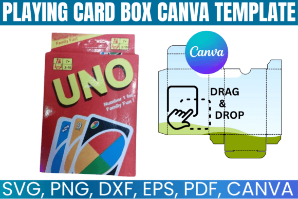 Download Playing Card Box Editable Canva Template - Canva Collection
